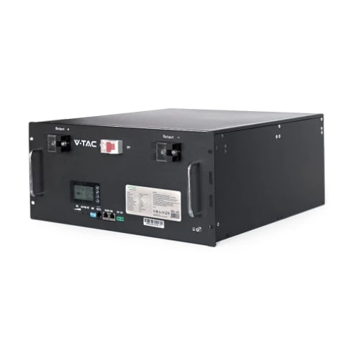 Акумуляторна батарея V-TAC LiFePO4 48V 200Аh 9,6kWh, 445x244x500mm, 78kg