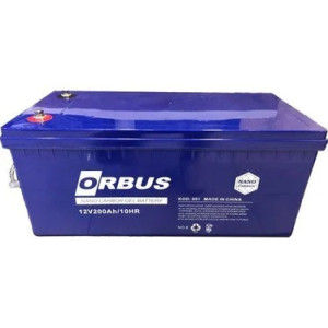 Гелевий акумулятор ORBUS 12V 200Ah GEL для безперебійного живлення