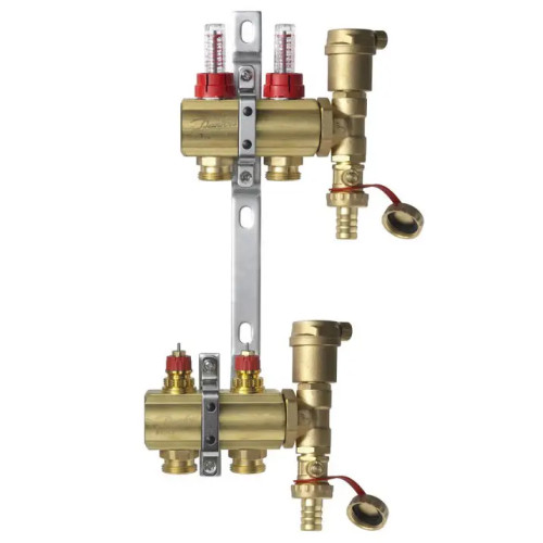 Розпод колектор Danfoss FHF 088U0522 (2+2 з ротаметрами)