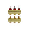 Розпод колектор Danfoss FHF 088U0523 (3+3 з ротаметрами)