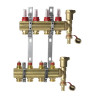 Розпод колектор Danfoss FHF 088U0524 (4+4 з ротаметрами)