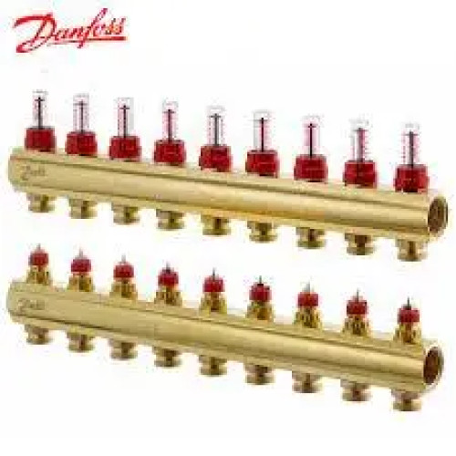 Розподільник колектор Danfoss FHF 088U0529 (9+9 з ротаметрами)