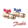 Комплект кульових кранів Danfoss FHF-BV