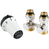 Комплект радіаторних терморегуляторів Danfoss RAS-CK+RLV-KS 1/2", прямий