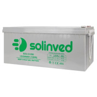 Акумуляторна батарея SOLINVED 200-12 GEL 12V 200 Ah (522 x 240 x 224), 60.3 kg Grey Q1/48
